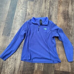 The North Face Blue Fleece Quarter Zip